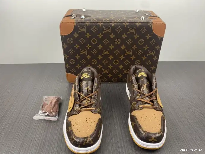 Rep LOW Air 1 Off-Louis Jordan x AJ1 OW 0523